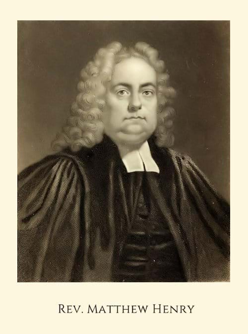 Reverend Matthew Henry